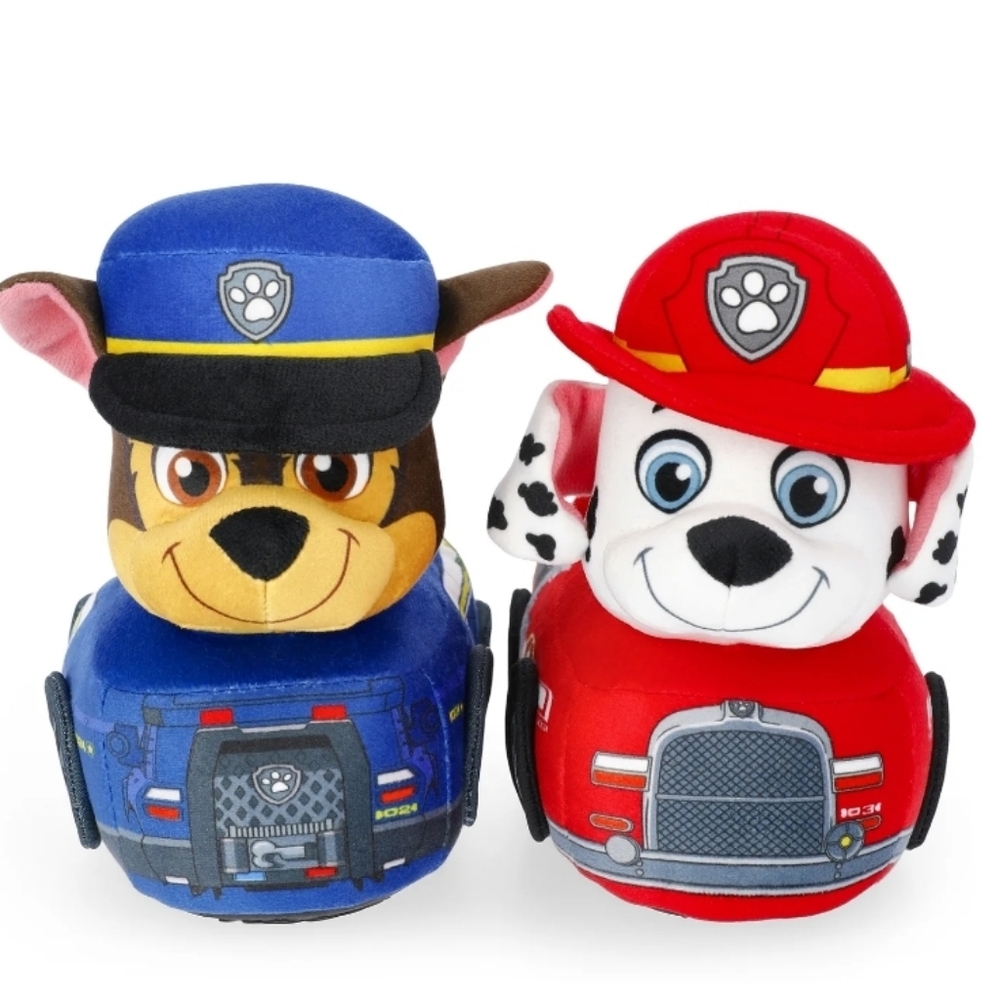 Paw Patrol Blue and Red Plush Disney Toddler Sock Top Slippers